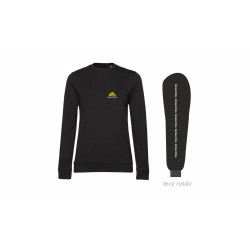 Černá dámská mikina s logem školy