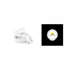 Kabel USB 3 v 1 s logem školy